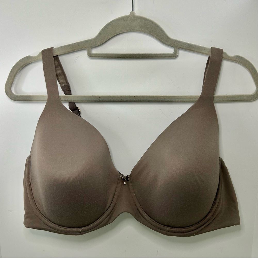 Soma Embraceable Perfect Coverage Neutral Brown Adjustable Strap Bra 42D